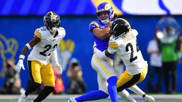 Nacua makes a catch during yet another impressive performance.
